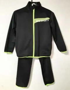 JOIN SPORTS ジャージ　セットアップ 黒と緑