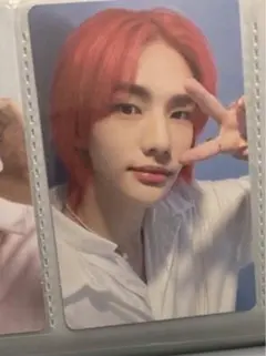 StrayKids スキズ ヒョンジン トレカ NACIFIC 赤髪