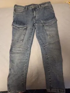 H&M スリムフィット カーゴデニムスキニーパンツ 36/30のサムネイル
