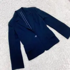 NATURAL BEAUTY BLACK ジャケット M ボタン スーツ 黒色