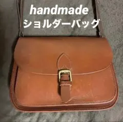 本革ハンドメイドショルダーバッグ【ヴィンテージ】【男女兼用】