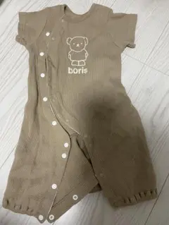 ボリス　ベージュロンパース 60-70cm ミッフィー