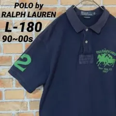 POLO by RALPH LAUREN 刺繍 ロゴ ビッグポニー ポロシャツ
