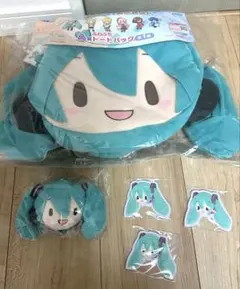 セガラッキーくじ 初音ミク　A賞 ふわぷちトートバッグ C賞 D賞 5個セット