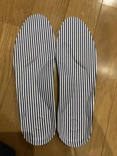 無印良品　コットンスニーカー用インソール　26.0cm 紺ストライプ