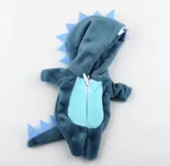 ねんどろいど　オビツ11服　ドール服　キグルミ　恐竜　水色
