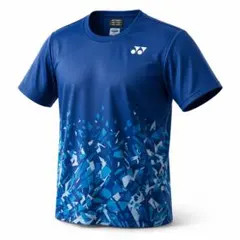 【美品】YONEX JAPAN 日本代表バドミントンゲームシャツ ネイビーのサムネイル