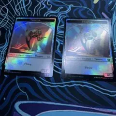 MTG 飛行機械+霊気装置トークン プロモ FOIL 2枚セット