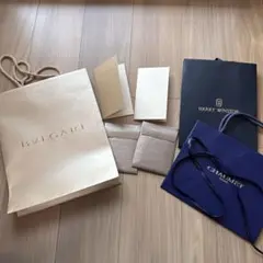 ブランド　ショップ袋　ハリーウィンストン　BVLGARI ショーメ　まとめ売りのサムネイル