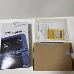 美品 Nintendo new3dsll 本体 メタリックブルー ゲーム機