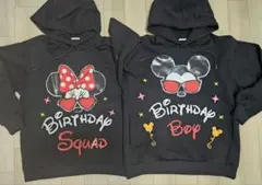 ペアルック ディズニー 誕生日 パーカー トレーナー リンクコーデ ミッキー