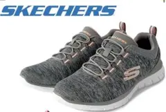 『ここあ様専用』SKECHERS グレー/ピンク スニーカー 24cm 箱無し