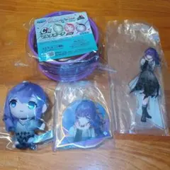 プロセカ ラッキーくじ 朝比奈まふゆ ぷちぬい ポーチ アクスタ アクキー 各1