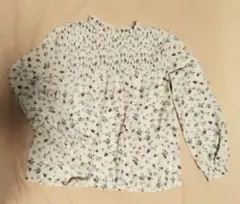 花柄シャーリングブラウス 長袖のサムネイル