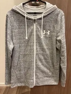 UNDER ARMOUR フルジップ パーカー グレー