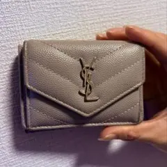 【お値下げ可能⭕️】イヴサンローラン 三つ折財布 Yves Saint Laurent（イヴ・サンローラン） サンローラン 財布 三