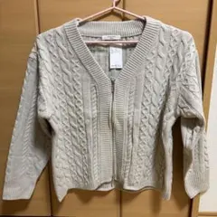 新品未使用 サマンサモスモス ニットカーディガン ベージュ