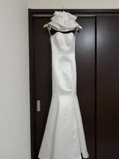 ホワイトマーメイドウェディングドレス