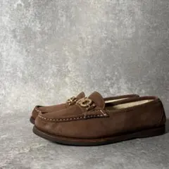 Vintage Ferragamo Gancini Suede Loafersのサムネイル