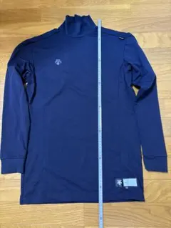 デサント　メンズネイビー ハイネック アンダーシャツ