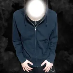 【Y2K×Archive】 グランジ お兄系 00s 英字 ジップアップパーカー