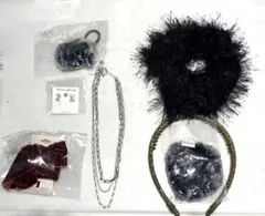 アクセサリー まとめ売り シュシュ ヘアゴム ピアス カチューシャ ネックレス