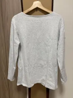 【セントジェームス】ウェッソンT5バスクシャツ　ライトグレー