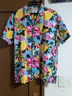 【好配色】80s TANTALS アロハシャツ 総柄のサムネイル