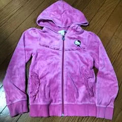 H&M ハローキティ ベロアパーカー ピンク 122/128 120〜130cm