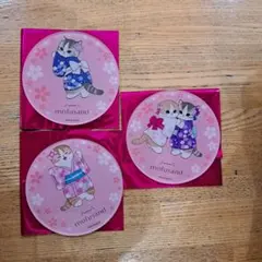 モフサンド　アクリルコースター　3種