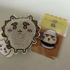 【シーサーセット】ラインストーンキーホルダー・クリアステッカー