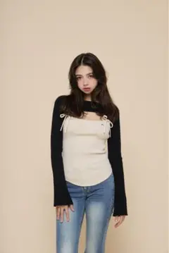 Ami ribbon check tops andmary - メルカリ