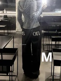 新品☆即日発送☆韓国ASON as''on ブラック M デニムパンツ /i4 - メルカリ