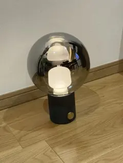 アートワークスタジオ ユニバーLEDテーブルランプ アッシュブラック/クローム