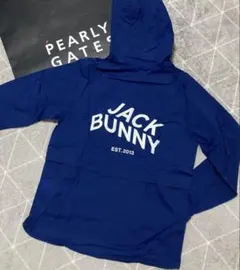 新品 パーリーゲイツ ジャックバニー ナイロンタフタ ブルゾン(6)LL/青