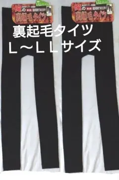 ⑤メンズ　紳士　裏起毛　ストレッチ　Ｌ〜ＬＬサイズ　前開きタイツ　２足組