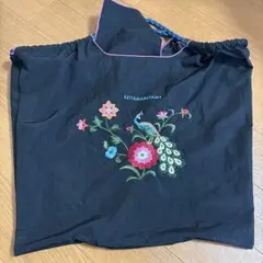 Ball＆Chain KEITAMARUYAMA 刺繍トートバッグ 黒