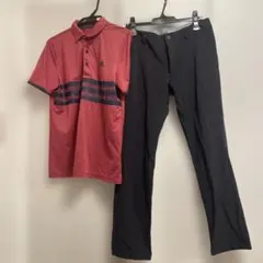 ゴルフウェア adidas メンズ 上下セットアップ