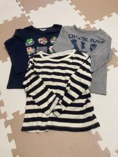 長袖Tシャツ 110cm 3枚セット