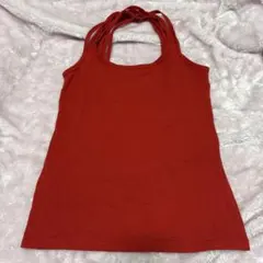 ダチュラ赤いクロスストラップキャミソールのサムネイル