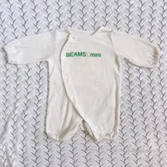 BEAMS mini ベビーパジャマ ホワイト