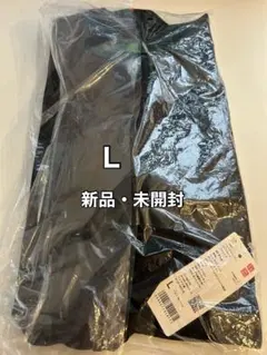 新品・未開封UNIQLO クレープジャージーボートネックブラトップ ブラック L