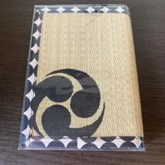 amtsumg 藺草　ブックカバー 三つ巴柄