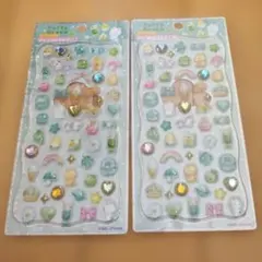 ジュエルプチドロップシールPuffyGreen　セット