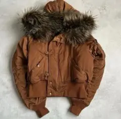 N2B flight bomber jacket 3way camel 短丈 M