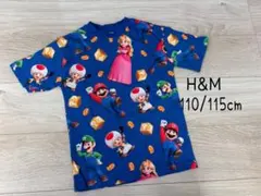 H&M スーパーマリオ プリントTシャツ 110/115cm