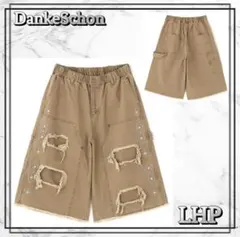 正規品 LHP ダンケシェーン ピグメント加工 カーゴショーツ ウエスト