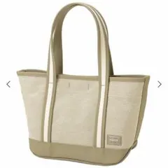 美品 ポーターガール ボーイフレンドトート S ベージュ ポーチ付き