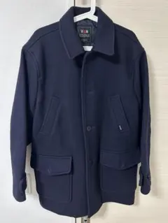 VAN JACKET メルトンウール ハーフコート 中綿
