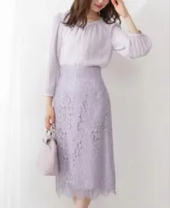 試着のみプロポーションボディドレッシングレース タイトスカートPS小さい小柄